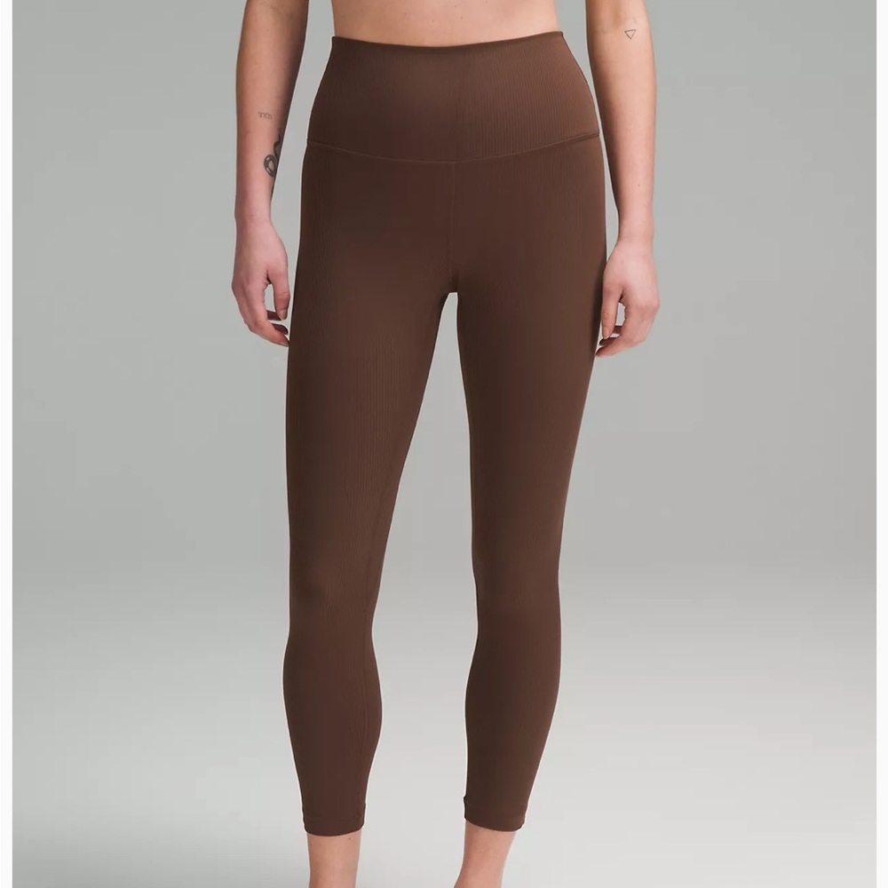 Lululemon brown ribbed align legging